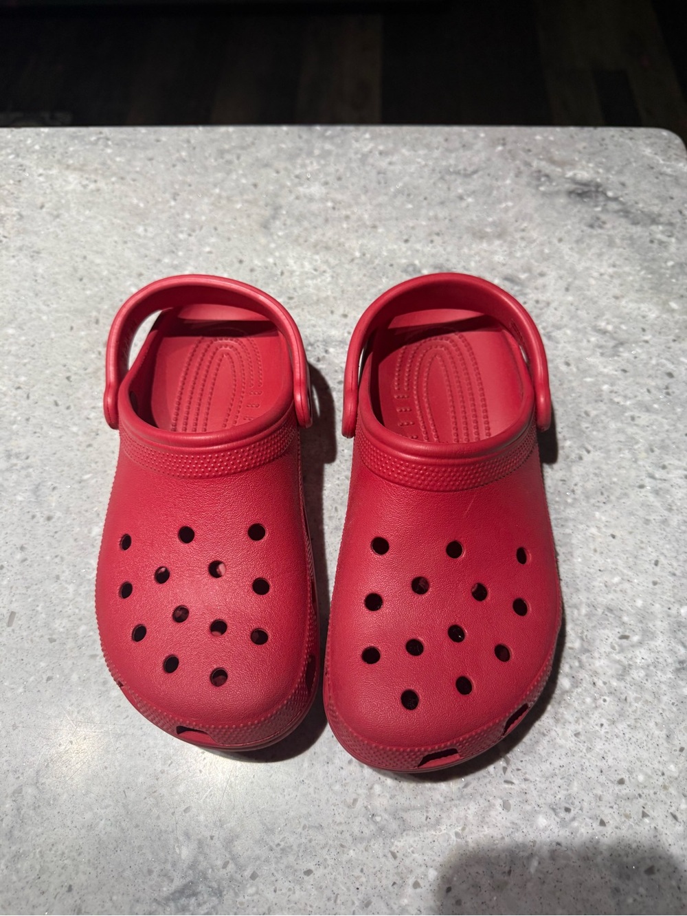 Crocs Red Comfort Clog - Lightweight Slip-On